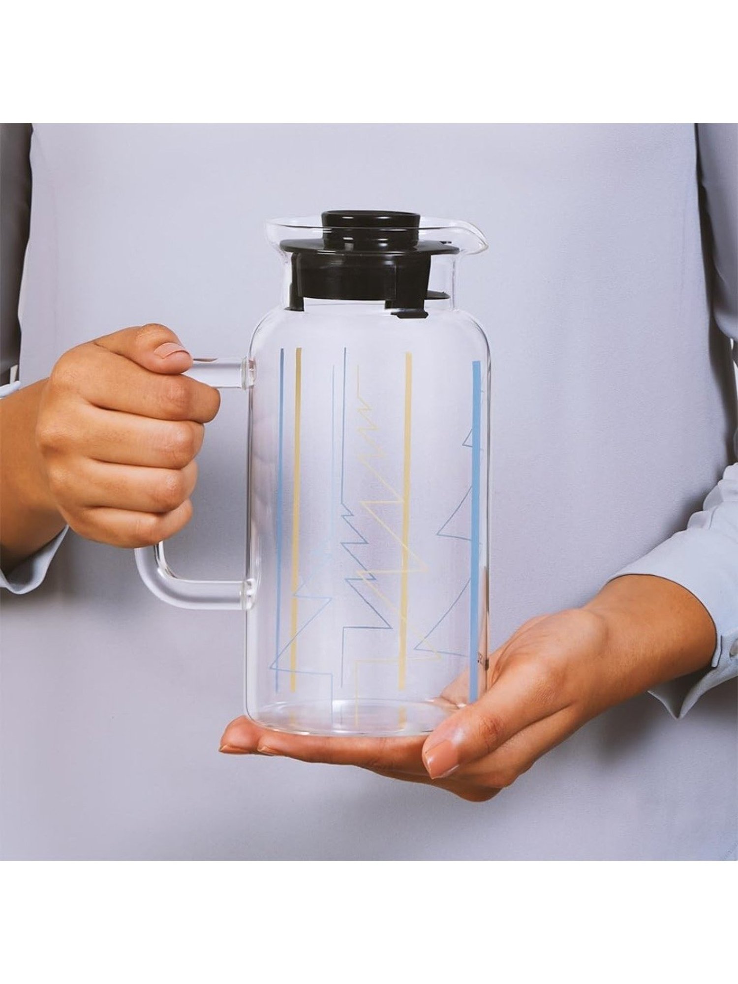 Borosil Silver Stainless Steel Wonder Jug (5700 ML)