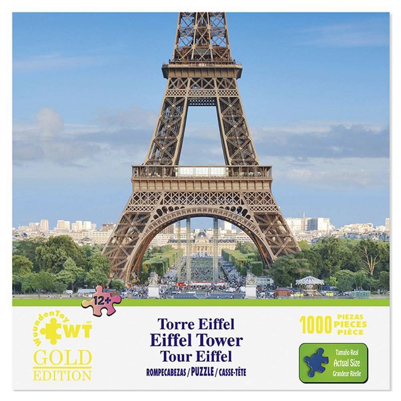 Wuundentoy Gold Edition: Eiffel Tower Jigsaw Puzzle - 1000pc