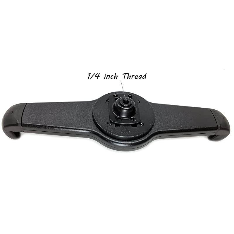 G10 Pro Large iPad Pro Universal Tablet Tripod Monopod Mic Music Stand Mount Adapter Holder + HD Metal Pipe Pole Bar Clamp w 360&deg; Swivel Ball Compatible with iPad Pro amp 913quot Tablets