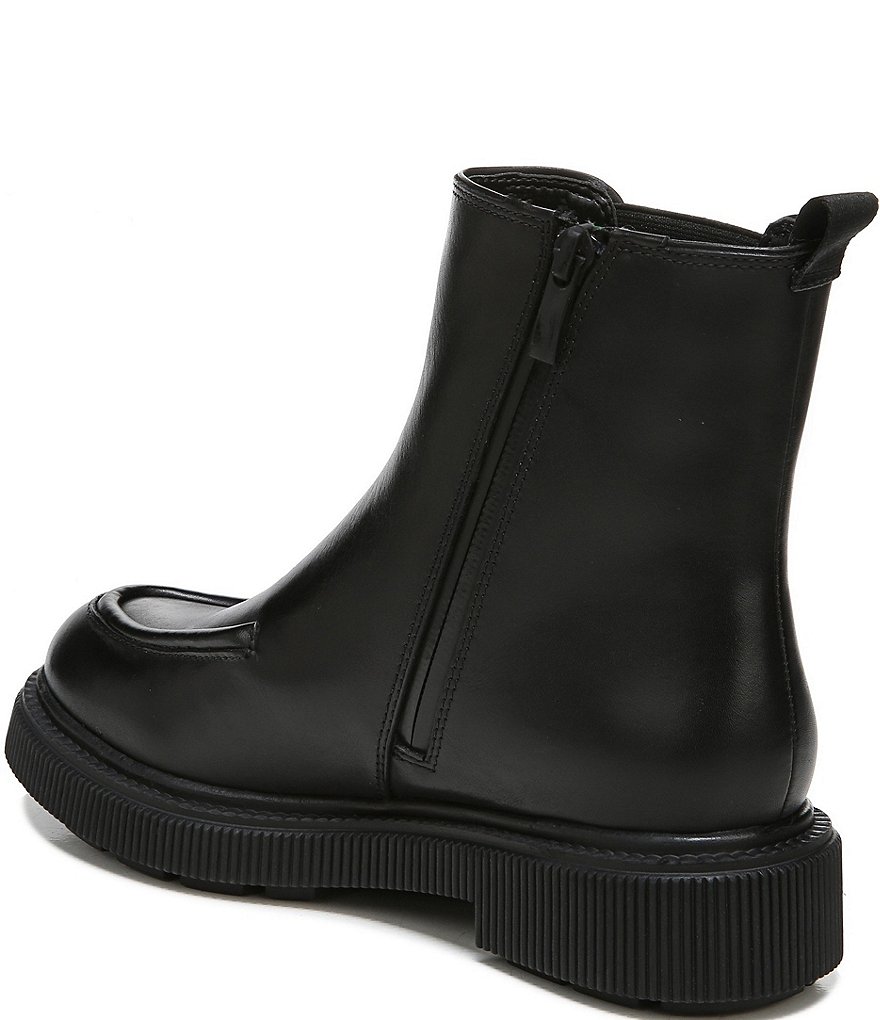 bionica Denali 2 Collection Derinda Waterproof Leather Block Heel Lug Sole Combat Booties