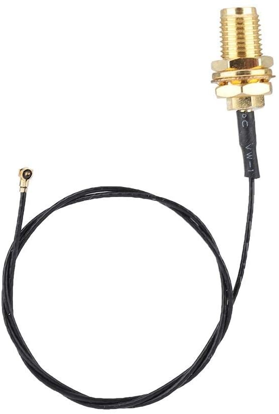 Bewinner 2PCS M.2/NGFF Wireless Network Card Connect Cable+28DBi Network Antenna Wireless LAN and WiFi Router Adapte Compatible for Intel 9260NGW/7265AC/9650AC/BCM94360