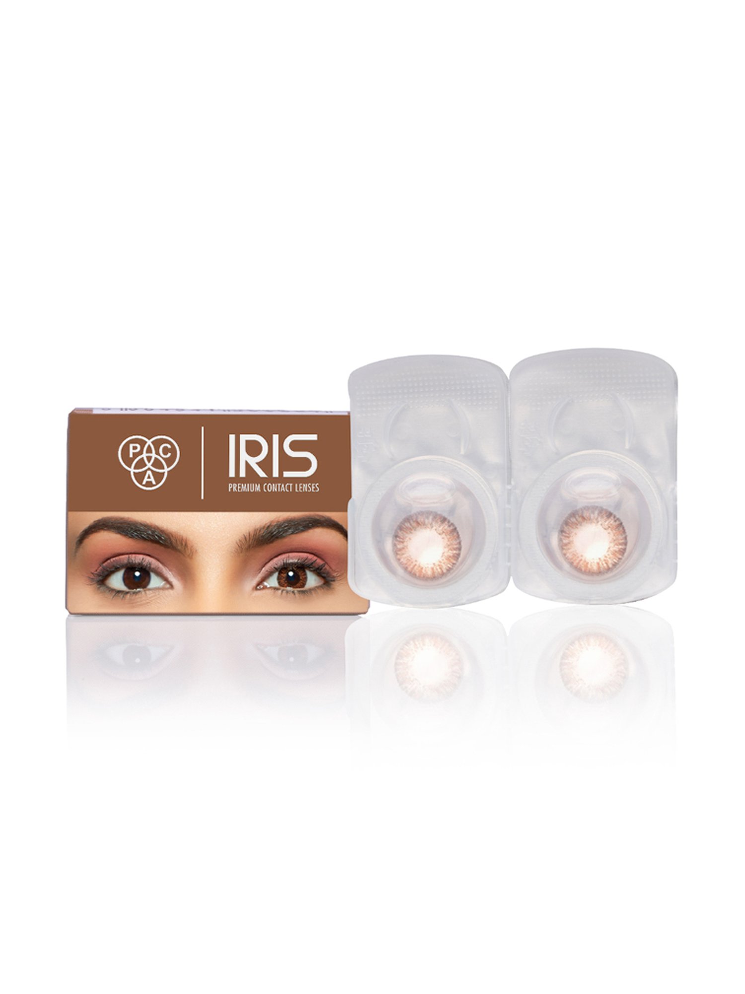 PAC IRIS Premium Contact Lenses Brown - 1 Pair