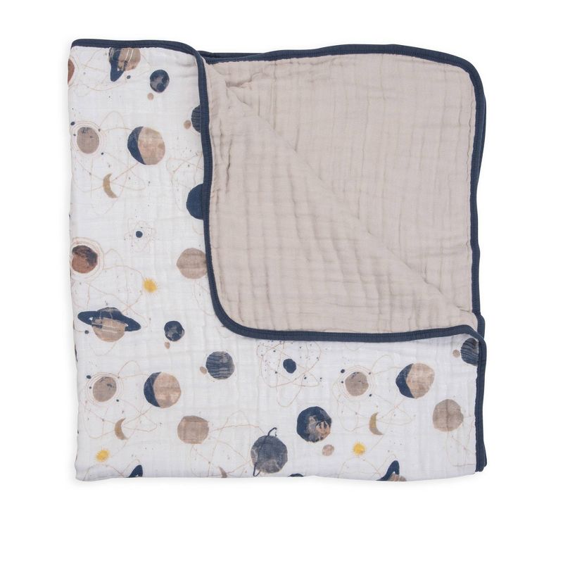 Little Unicorn 4-Layer Cotton Muslin Quilt - Planetary