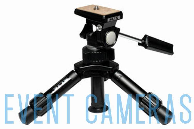 Slik Mini-Pro V Tripod with 2-Way Pan/Tilt Head - Supports 3.3 lb (1.5 kg)