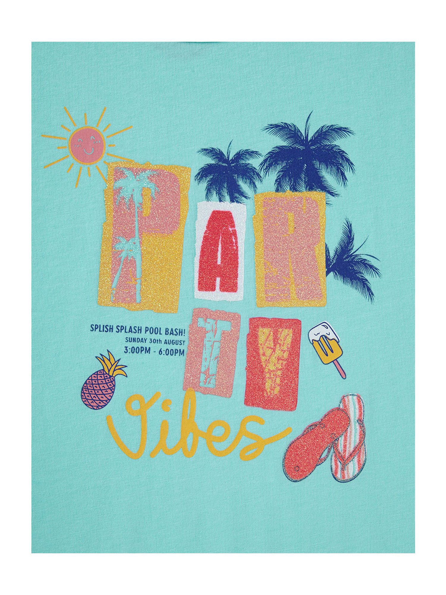 Cub McPaws Kids Blue Printed  Top