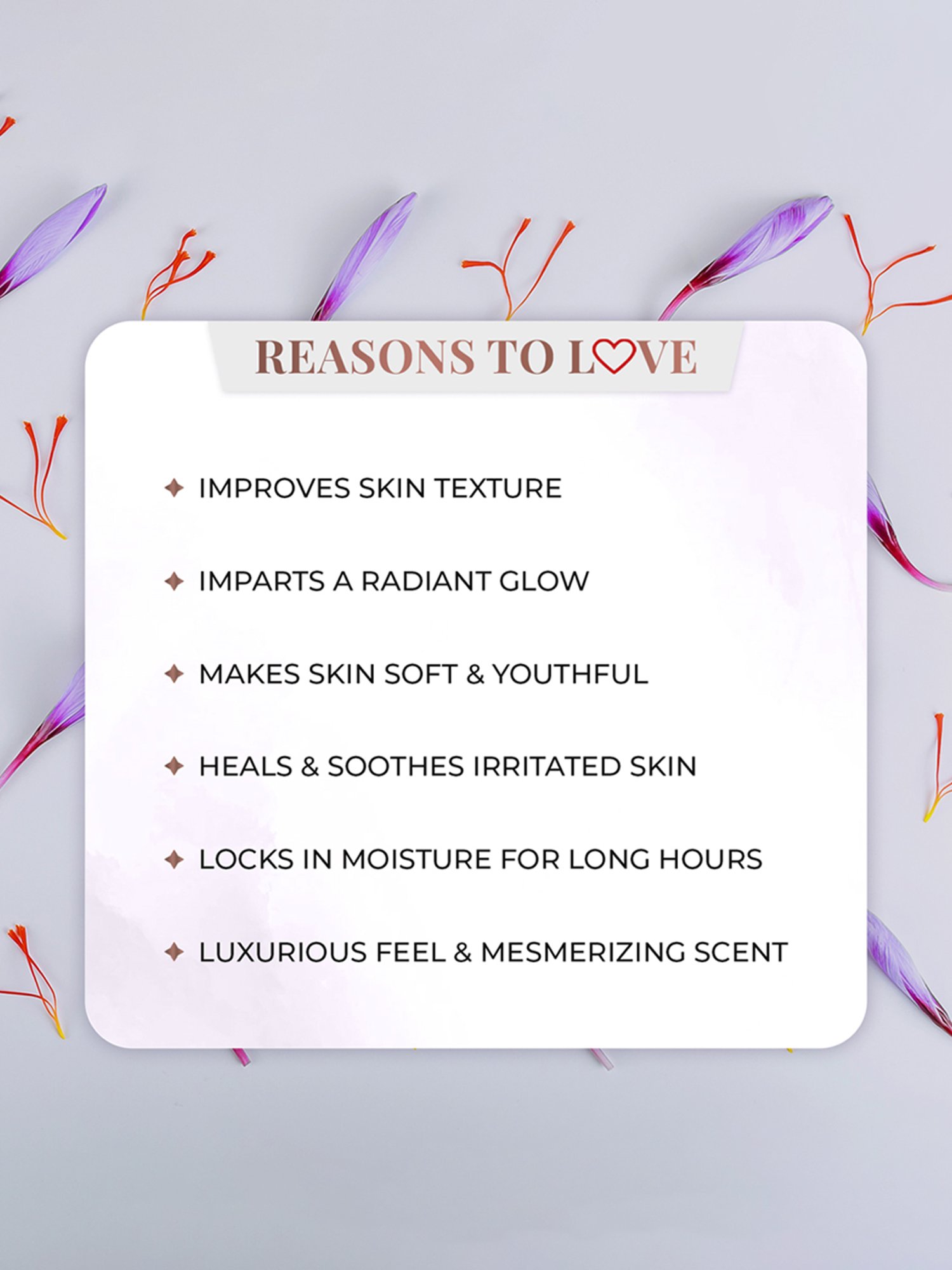 JUST HERBS Saffron + Malai Ultra Hydrating Body Milk - 300 ml