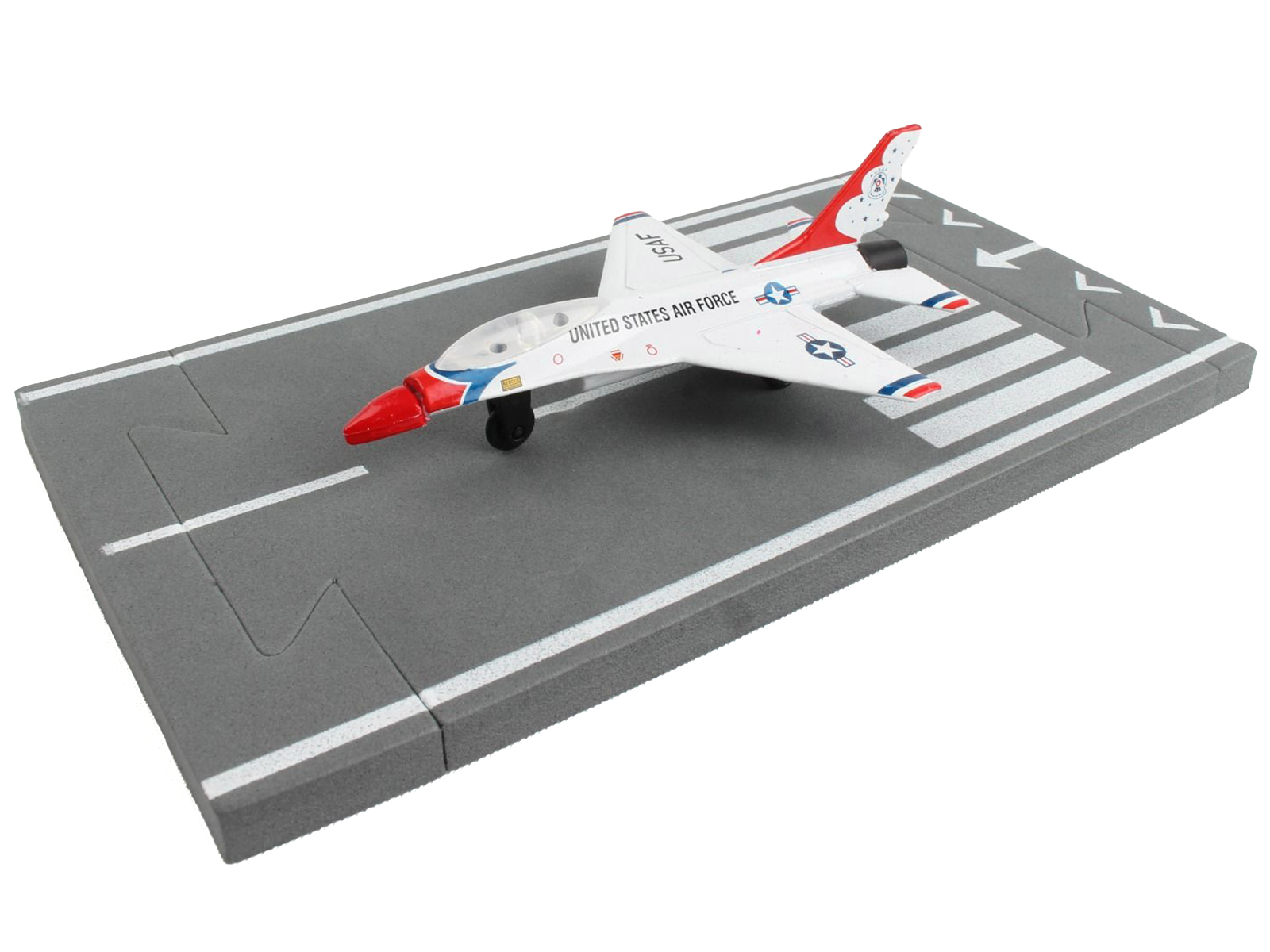 Grumman F-14 Tomcat Fighter Aircraft "VF-32 The Swordsmen" and Section D of USS Enterprise (CVN-65) Aircraft Carrier Display Deck "Legendary F-14 Tomcat" Series 1/200 Diecast Model by Forces of Valor