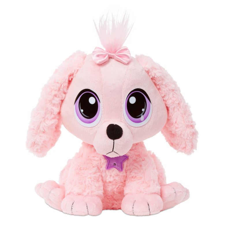 Rescue Tales Adoptable Pets - Pink Poodle Interactive Soft Cuddly Plush Pet Toy