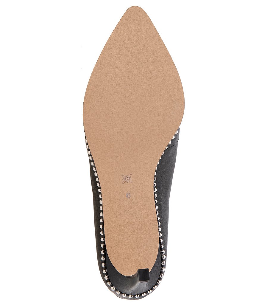 BCBGeneration Mipper Leather Front Zip Ball Chain Shooties