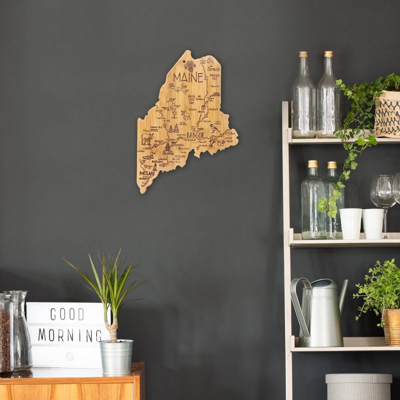 Totally Bamboo Destination Maine Serving and Cutting Board