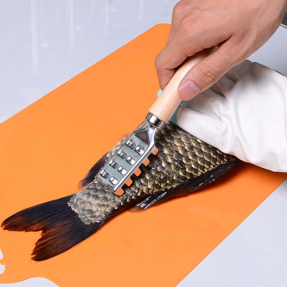 Stainless Steel Fish Scale Remover Creative Fish Scale Scraper for Home Store Kitchen