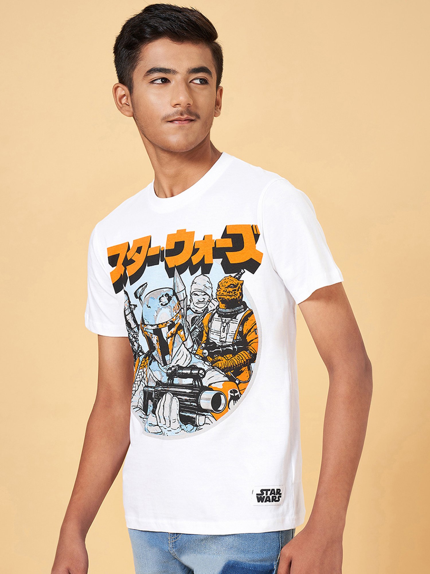 Coolsters by Pantaloons Kids White Printed Full Sleeves T-Shirt