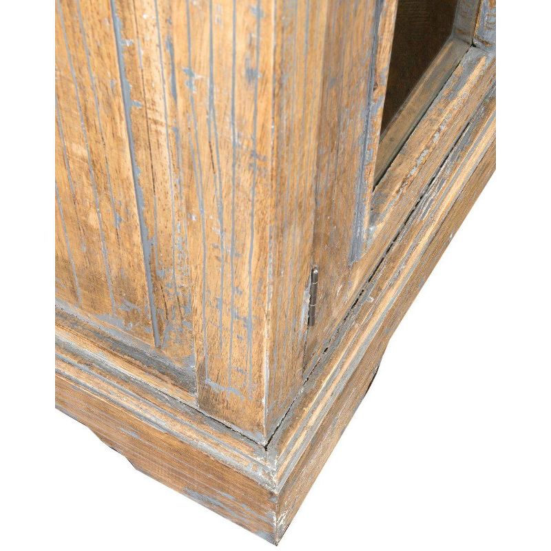 Penelope 2 Door Cabinet Distressed Gray - East at Main