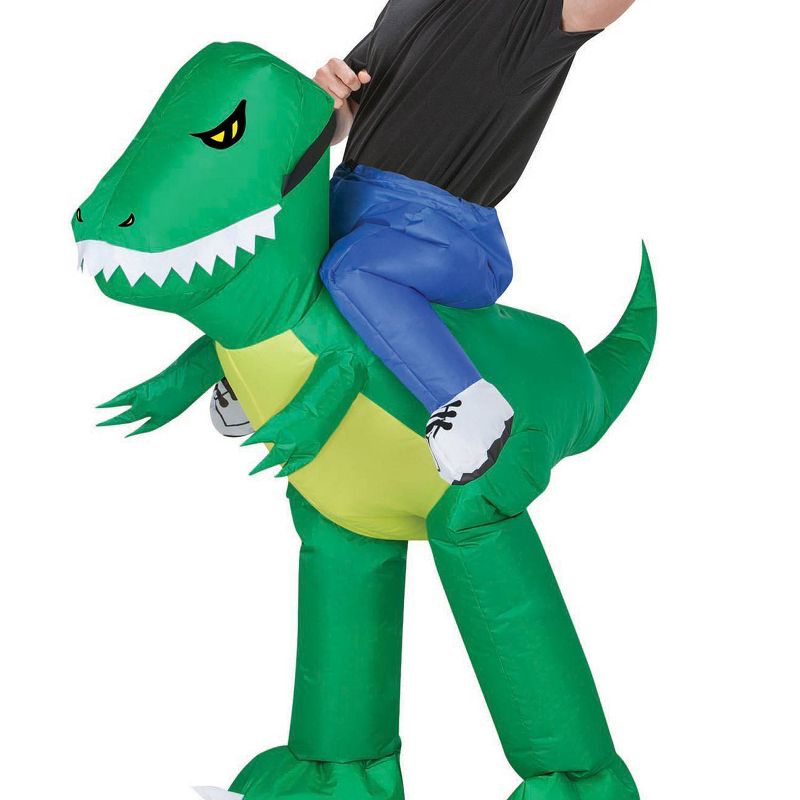 Adult Dinosaur Rider Inflatable Halloween Costume