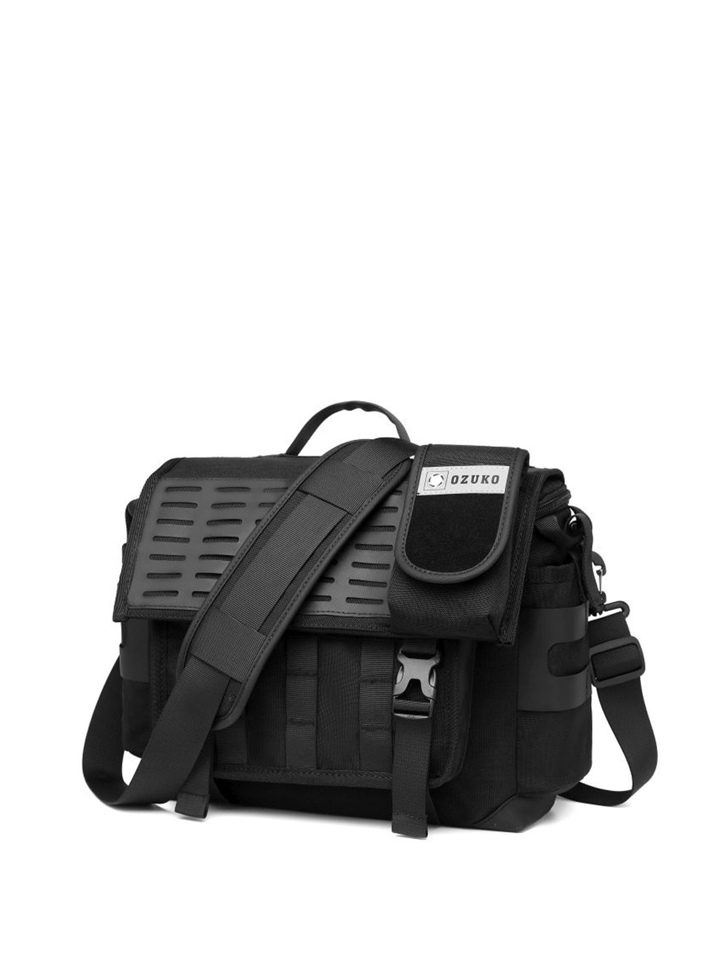 OZUKO 9445 Range Black Solid Medium Messenger Bag