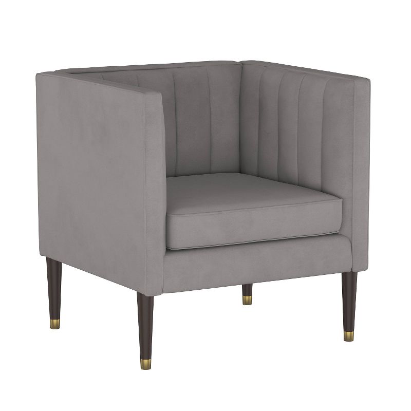 Soriano Accent Chair Velvet Otter - Project 62™