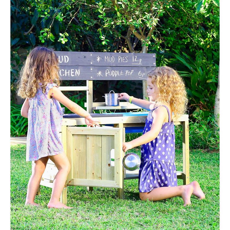 HearthSong - Indoor / Outdoor Mud Kitchen for Kids Outdoor Play