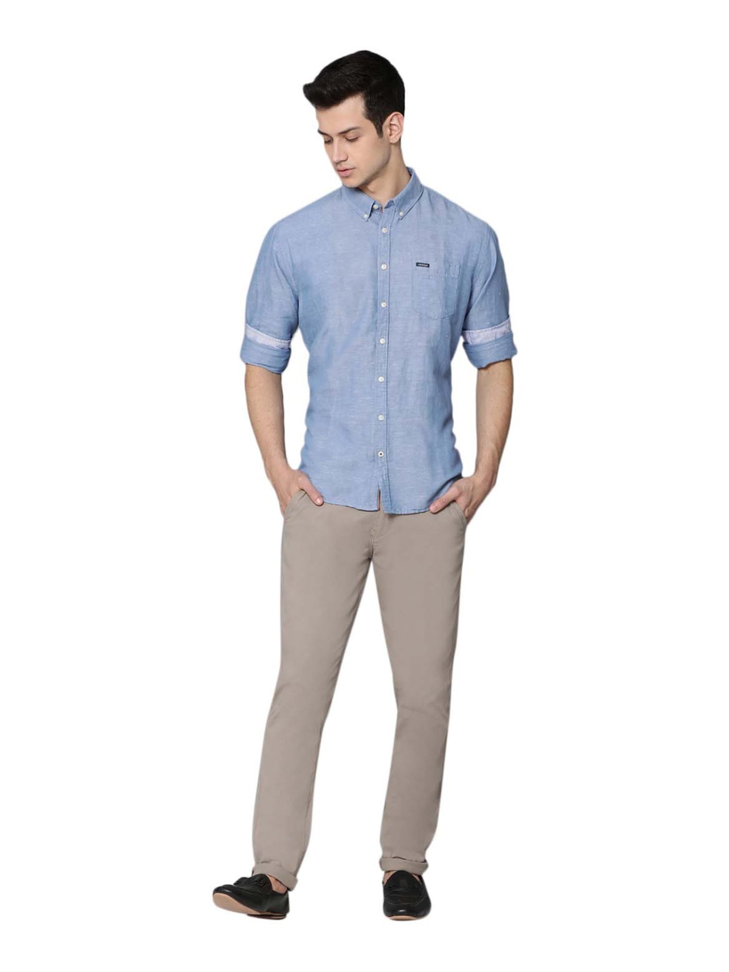 Lindbergh Blue Slim Fit Shirt
