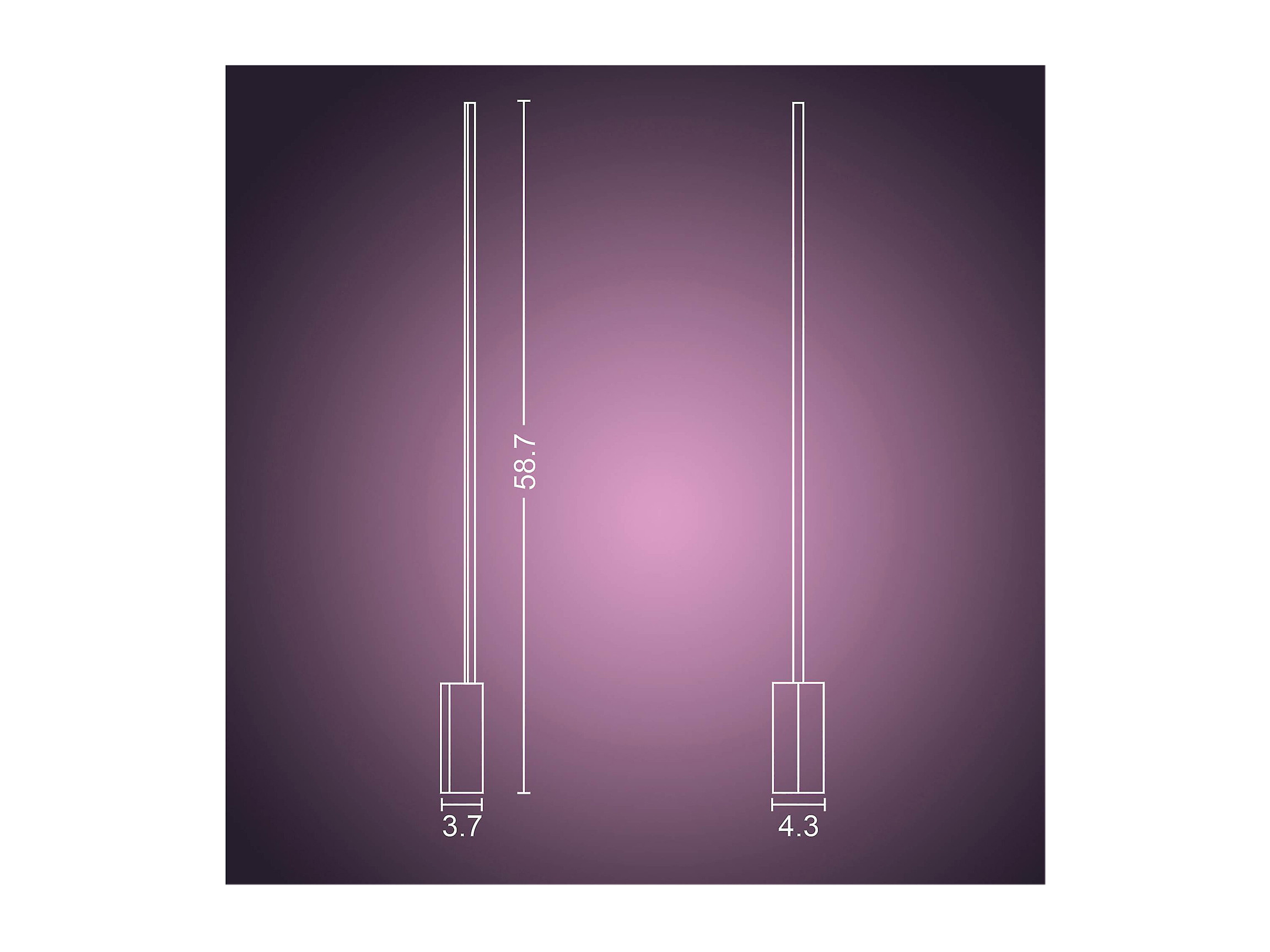 Philips Hue Smart Lighting Signe Floor Lamp, work with Amazon Alexa, Google Assistant, and Siri