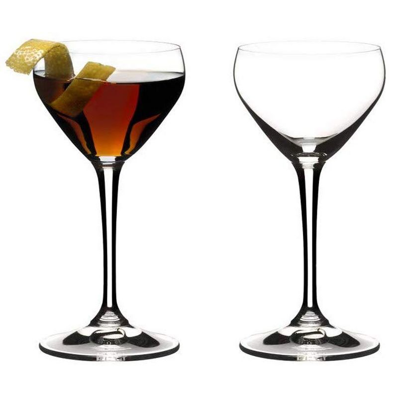 Riedel 6417/05 Drink Specific Glassware Nick & Nora Cocktail Glass Barware, 4 Ounces, Clear (2 Glasses)