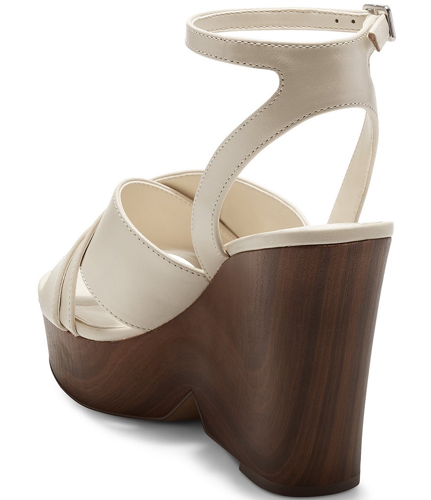 Vince Camuto Calliana Leather Wedge Sandals