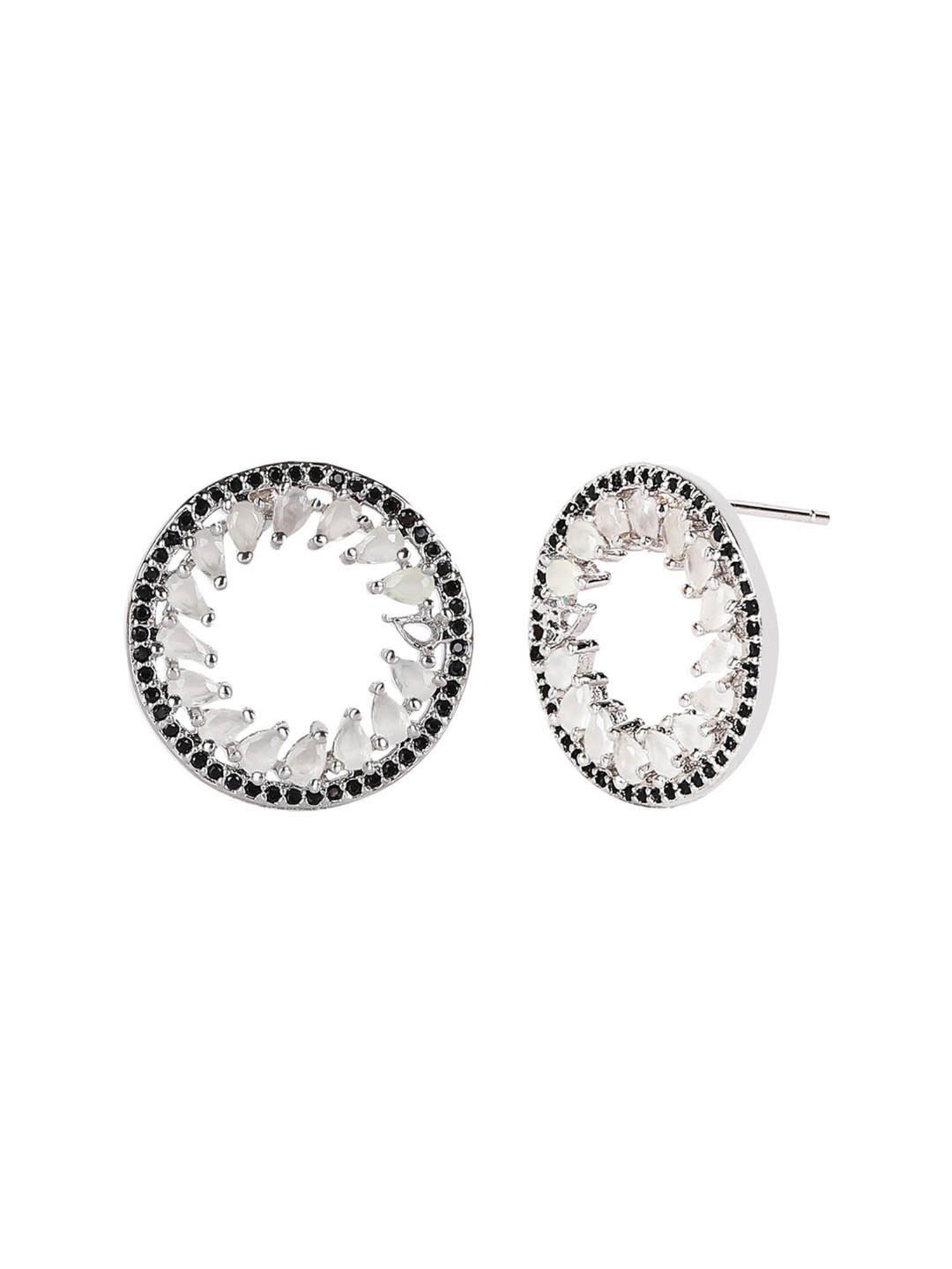The Real Effect London 800 Silver Earrings for Women