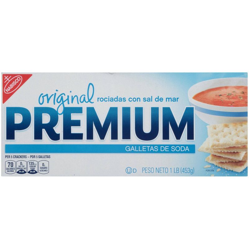 Premium Saltine Crackers, Original - 16oz