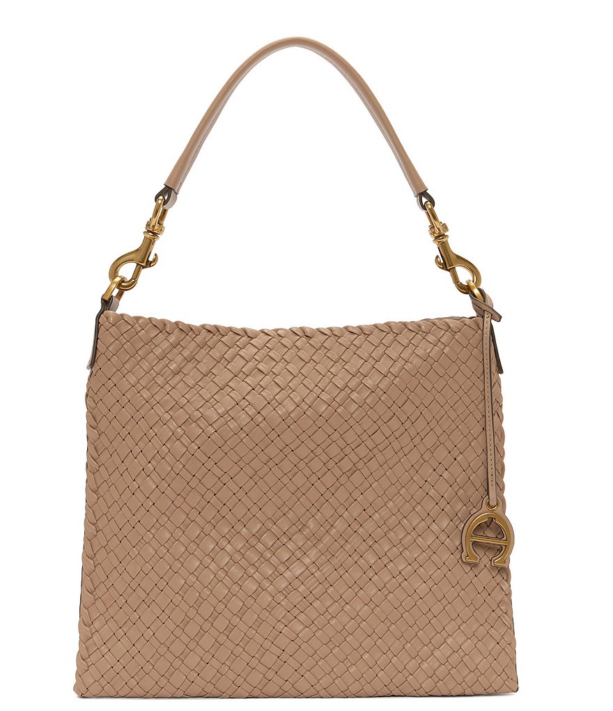 Etienne Aigner Irena Woven Small Hobo Bag