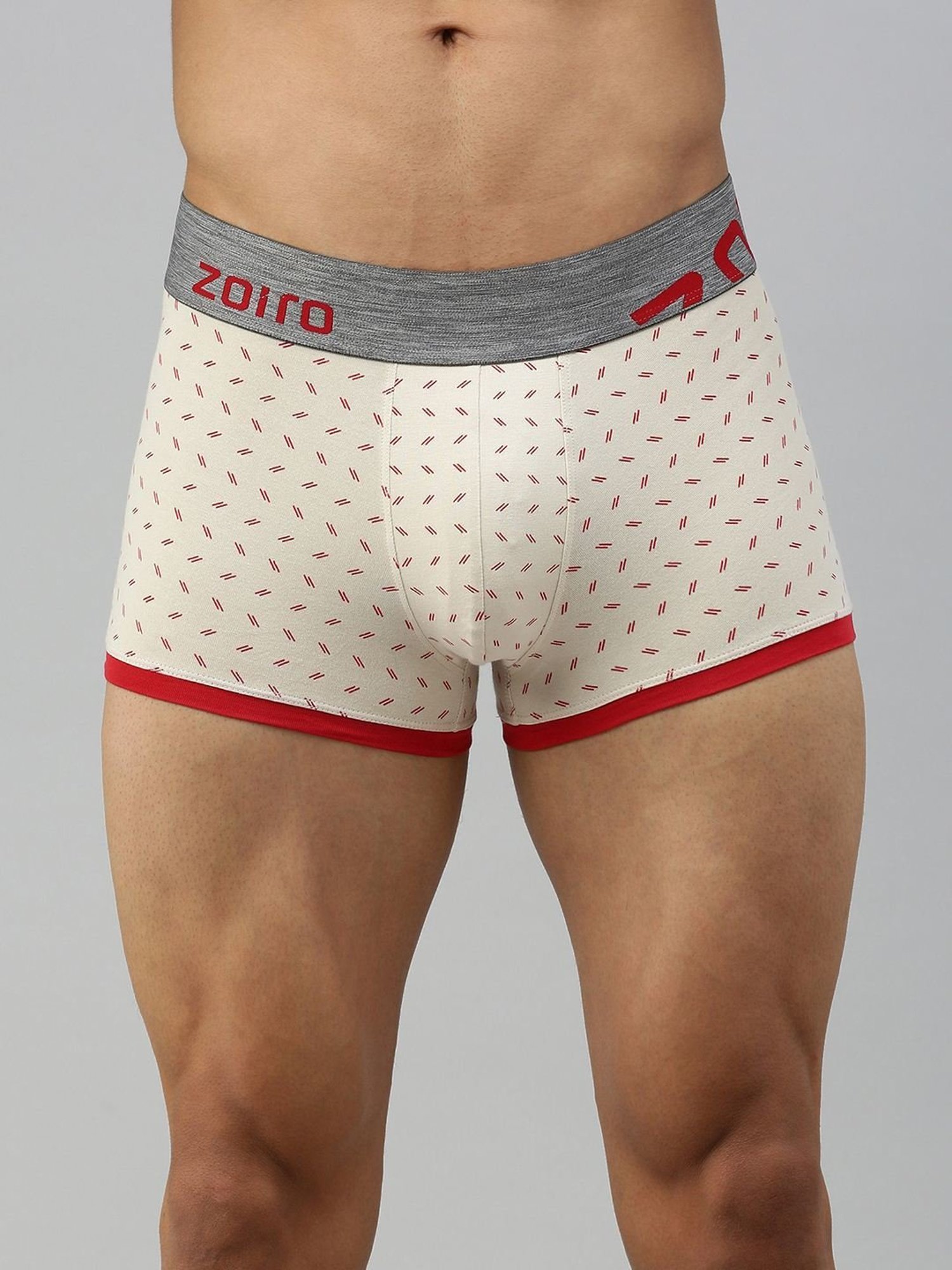 Zoiro Pumic Stone & Lettuce Regular Fit Printed Trunks - Pack Of 2