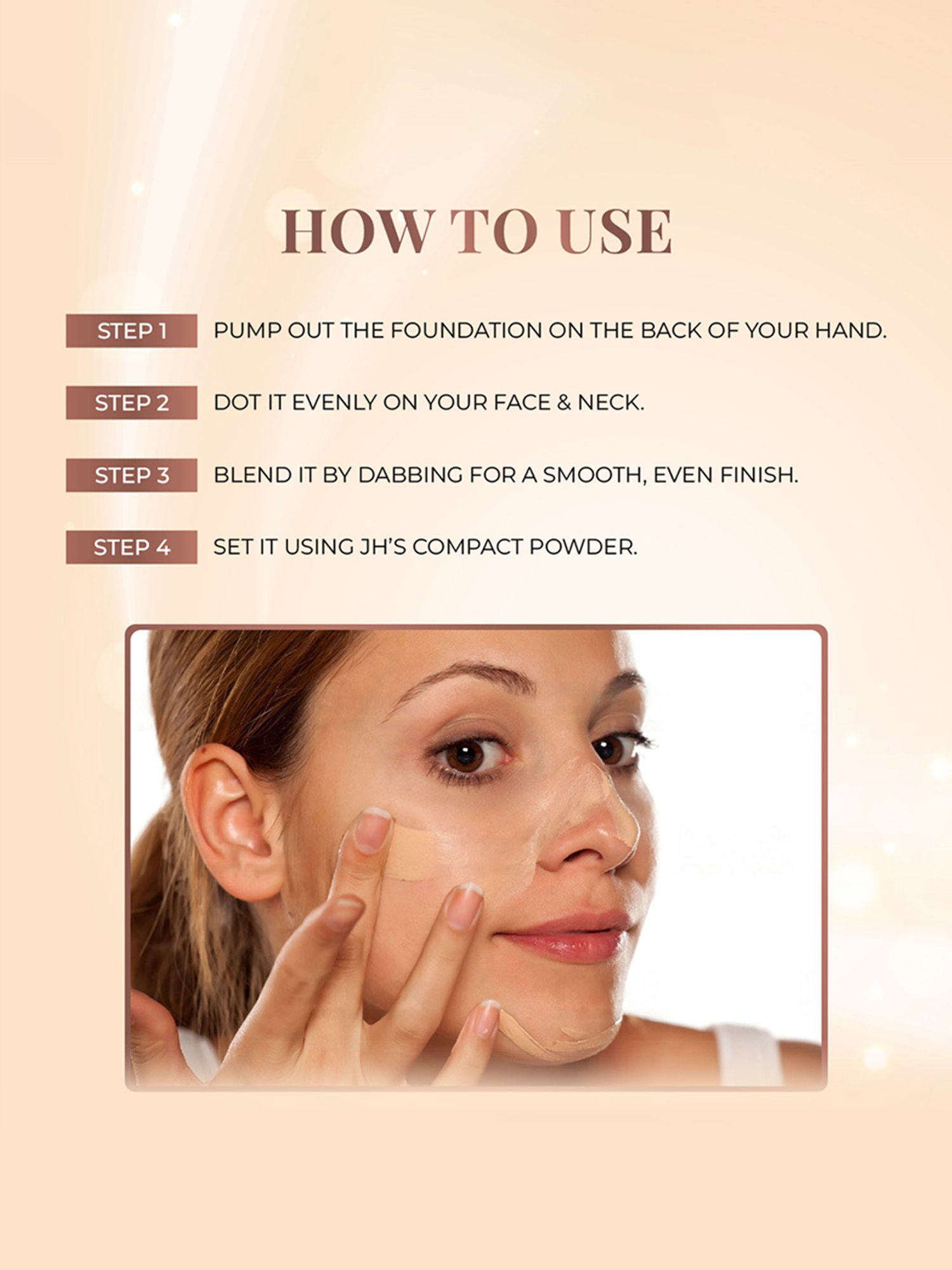 JUST HERBS Serum Foundation SPF 30+ 04-Natural - 30 ml