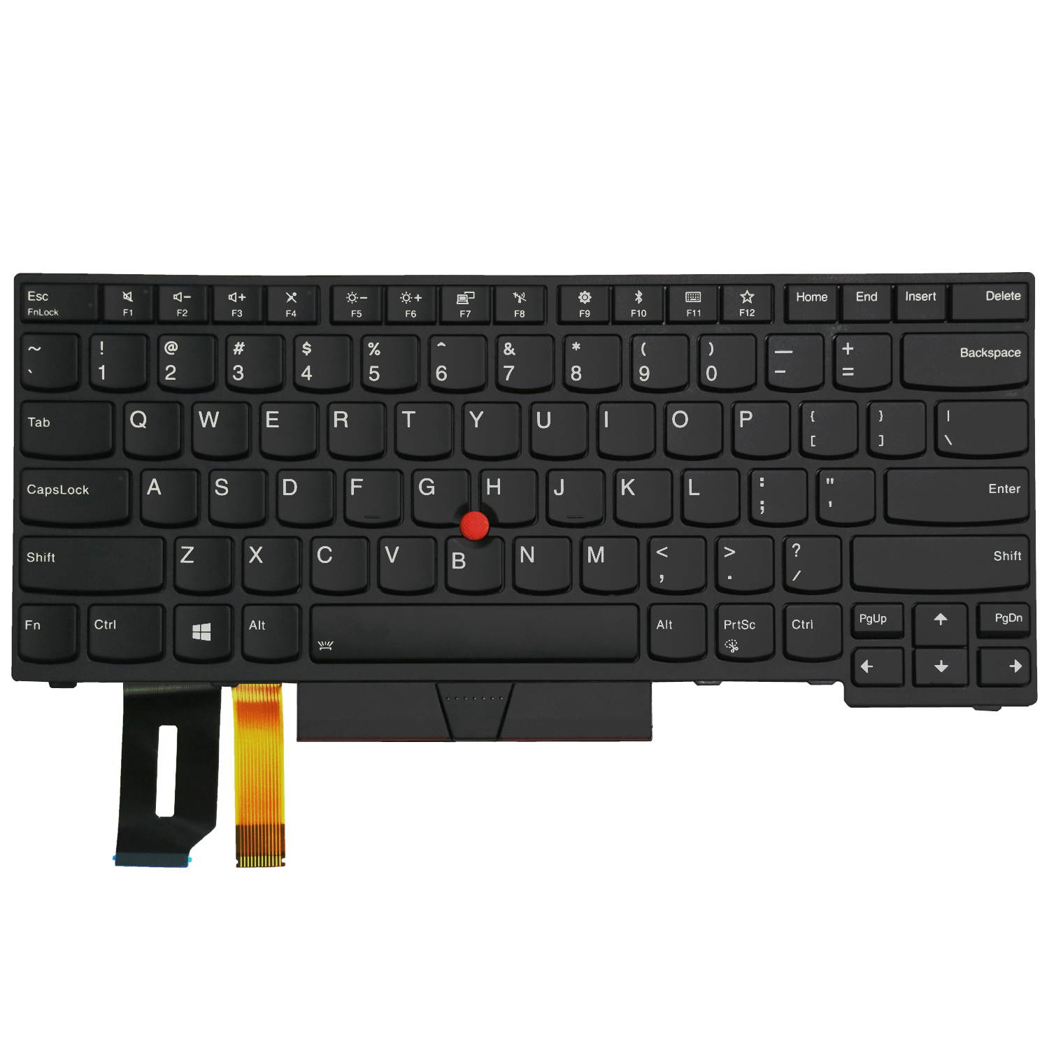 AUTENS Replacement US Keyboard for Lenovo ThinkPad E490 E495 T490 L490 Laptop (Backlight)