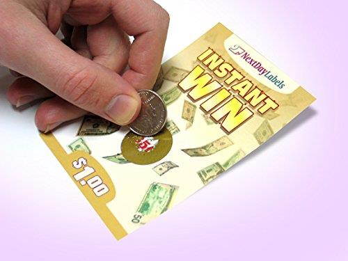 1" Round GOLD Scratch Off Labels Stickers (500)