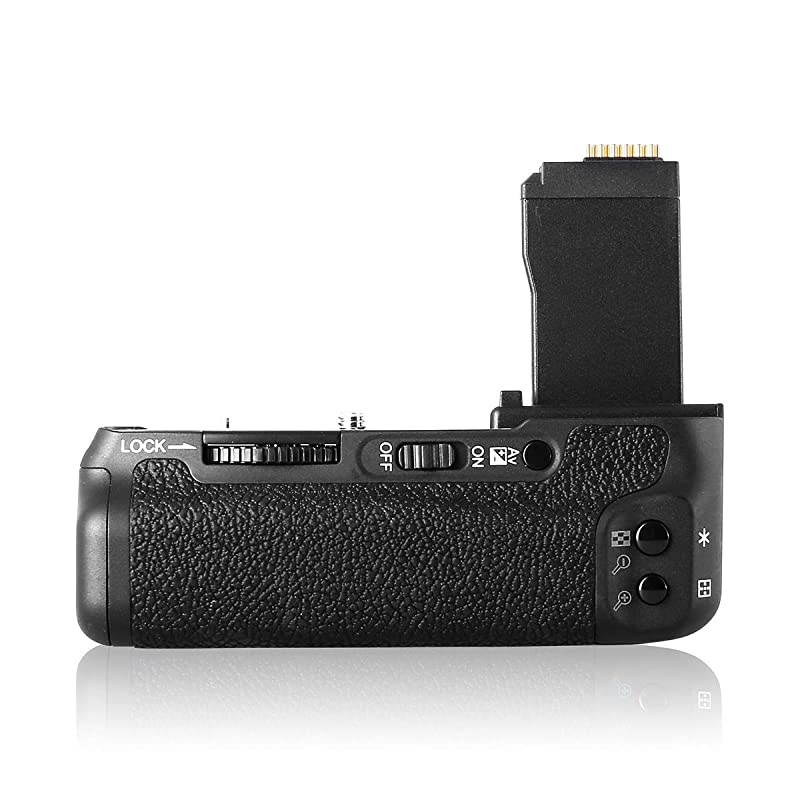 MK760D Pro Battery Grip Builtin 24GHZ Remote Controller Up to 100M to Control Shooting VerticalShooting Function for Canon EOS 750D 760D Rebel T6i T6s as BGE18 with Wireless Remote Control