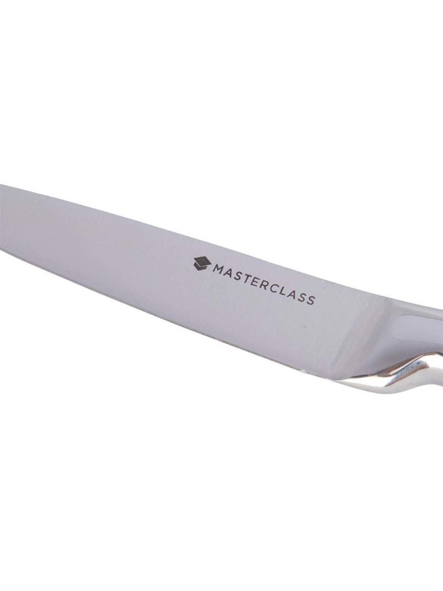 MasterClass Silver Medium Stainless Steel Acero Utility Knife - 12 cm