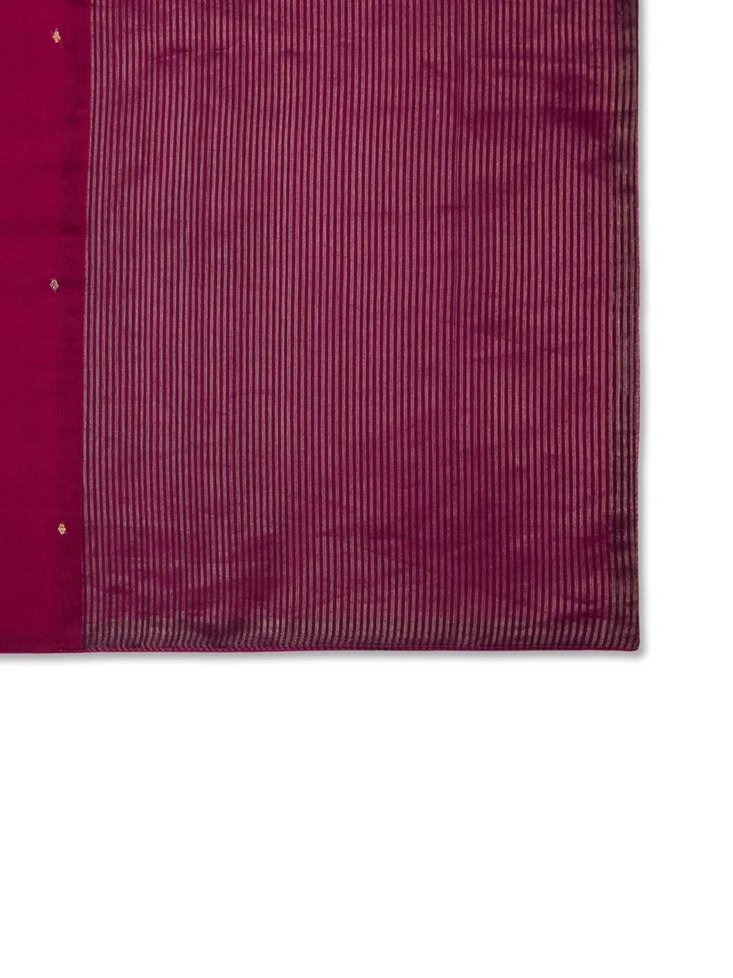 Fabindia Deeva Pink Cotton Blend Large Runner