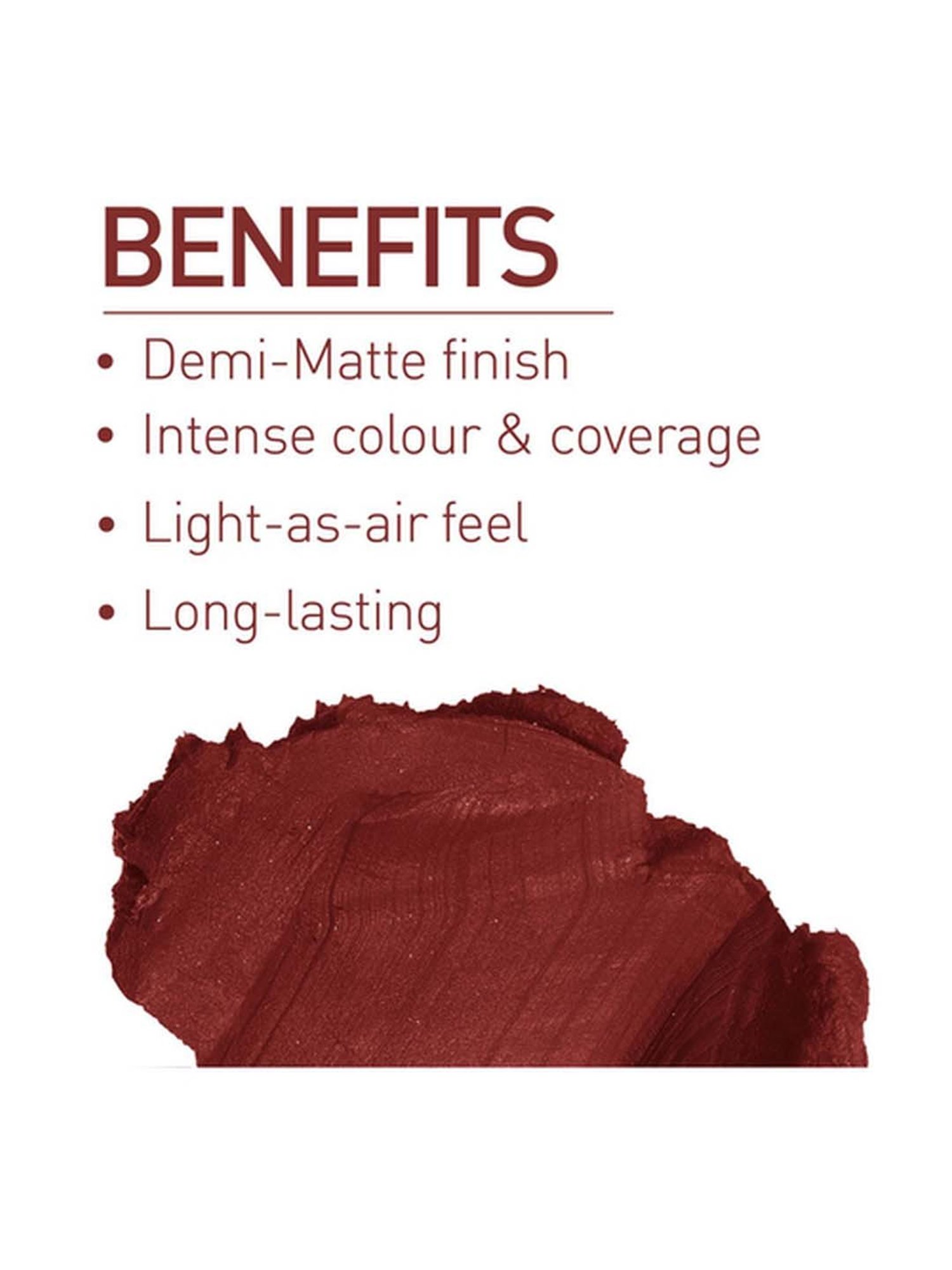 MyGlamm Pose Hd Lipstick Mahogany - 4 gm