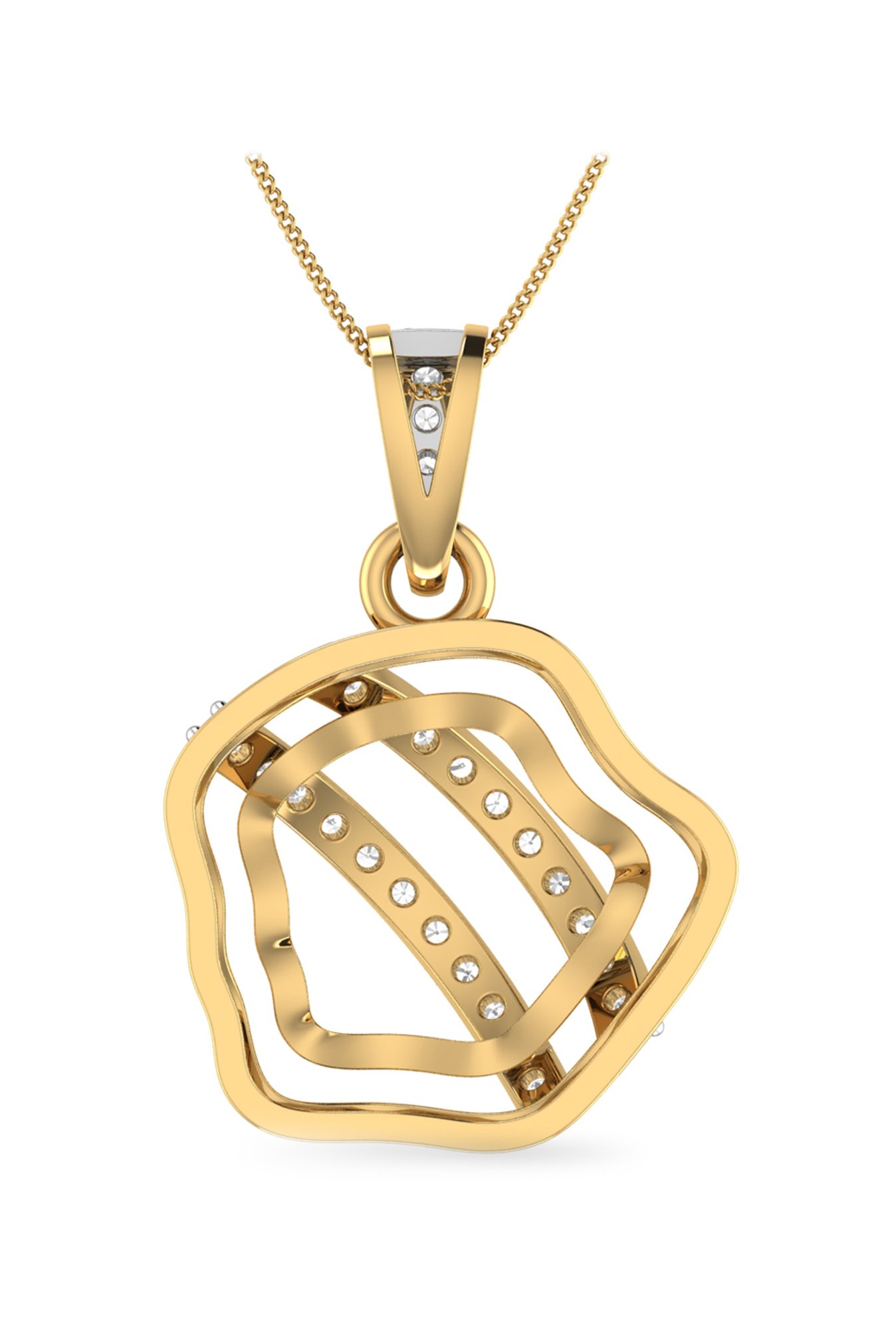PC Jeweller Samir 22 kt Gold Pendant without Chain
