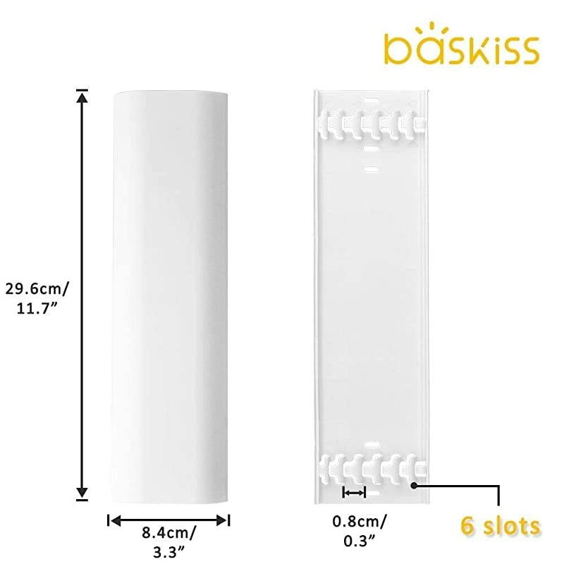 Cover 6 Packs 708 inches Wall Mount TV Management Cord Raceway Conceal Kit to Hide s Cords White