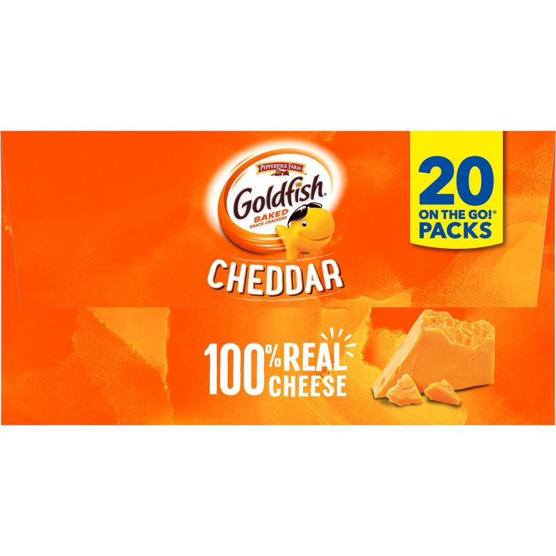 Pepperidge Farm Goldfish Cheddar Crackers Multipack - 20oz/20ct