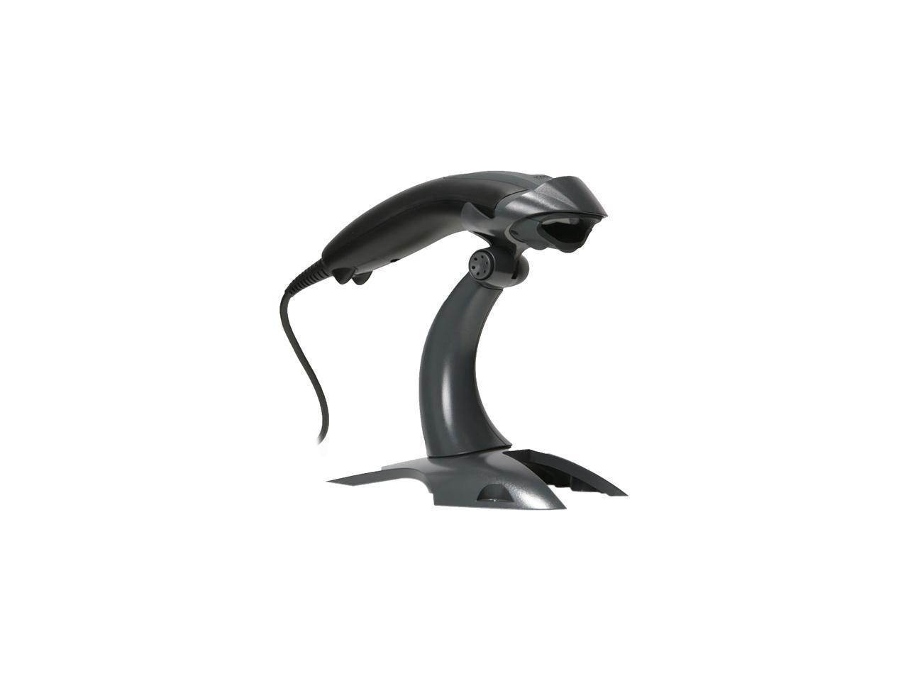 Honeywell Voyager 1200g Wired Laser 1D Barcode Scanner, RS232/USB/KBW/IBM, USB Kit with Stand, Black - 1200G-2USB-1