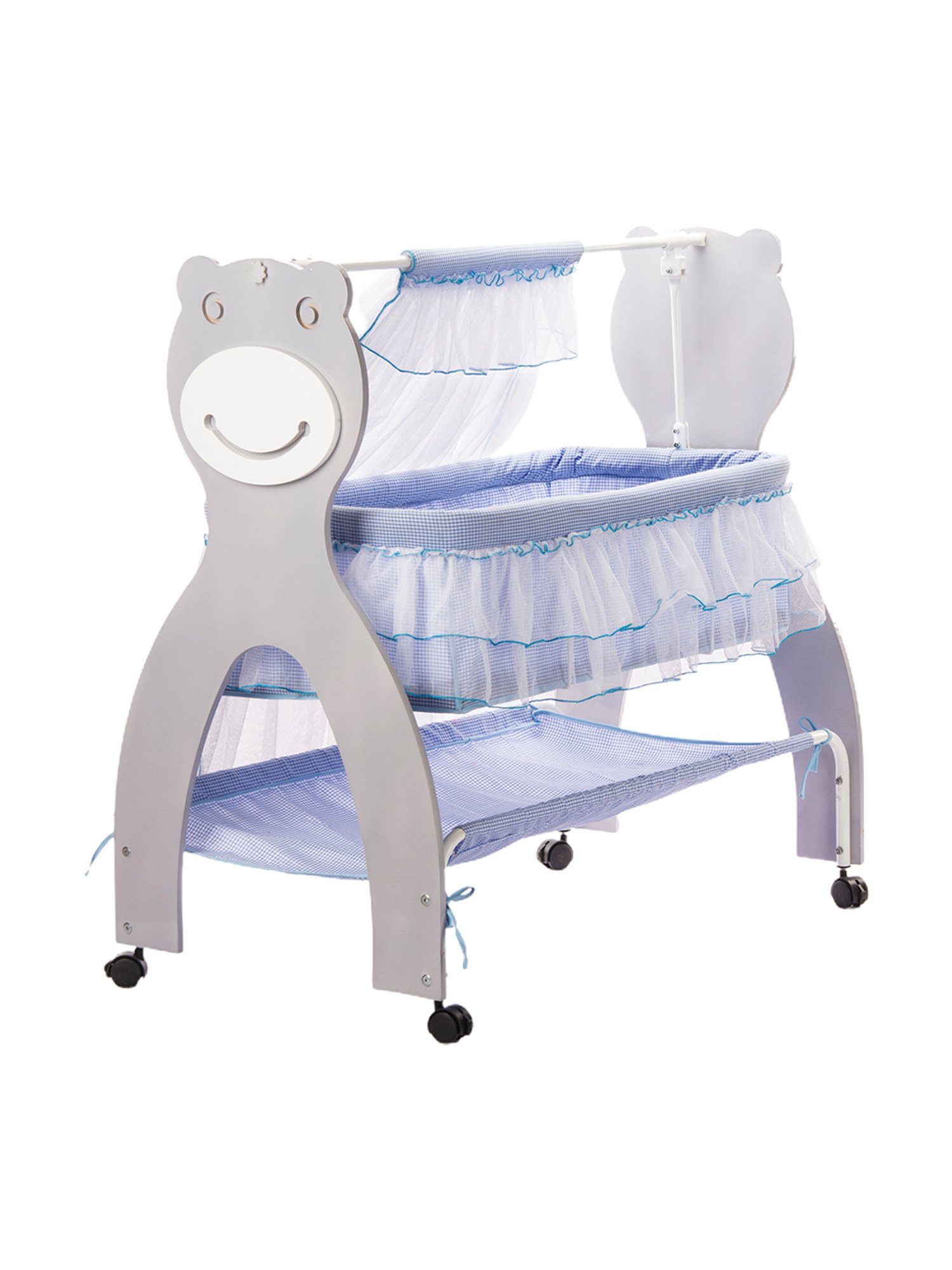 Kiddery Grey Baby Cradle