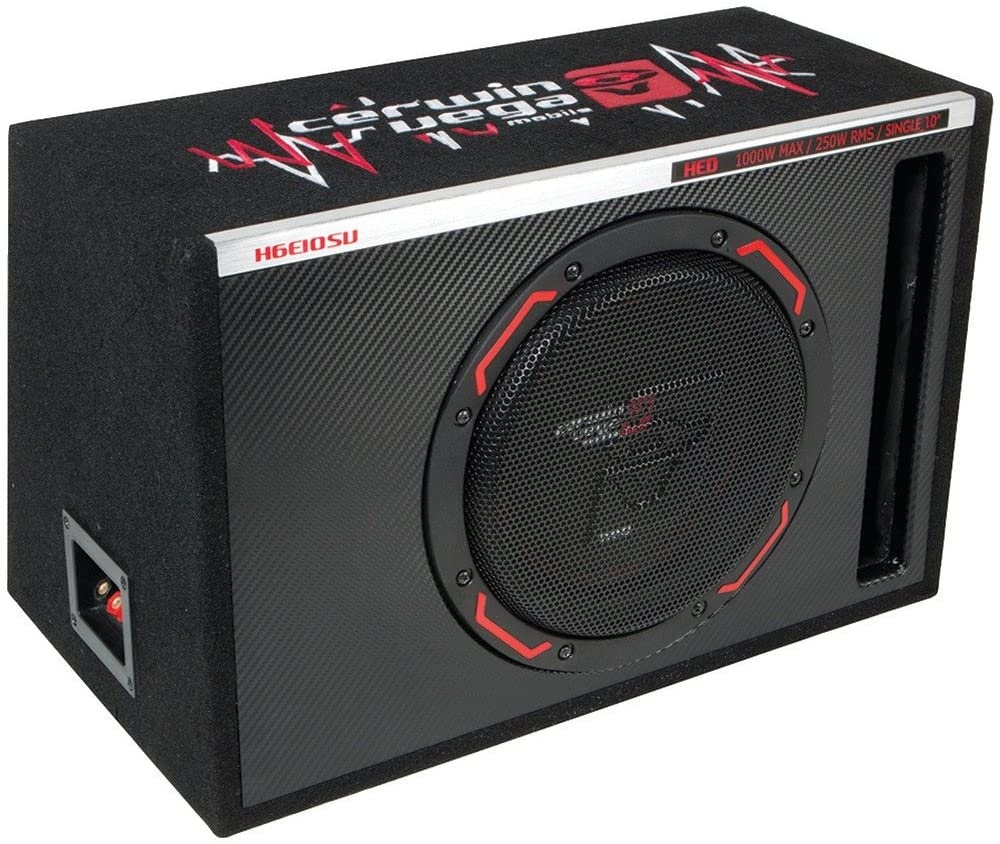 Cerwin-Vega Mobile H6E10SV HED Series Single Subwoofer in Vented Enclosure (10")