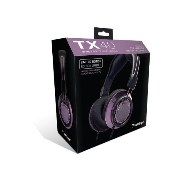VoltEdge TX40 Universal Gaming Headset - Purple, XBOX One, PS 4, PC Or Mac, Nintendo Switch