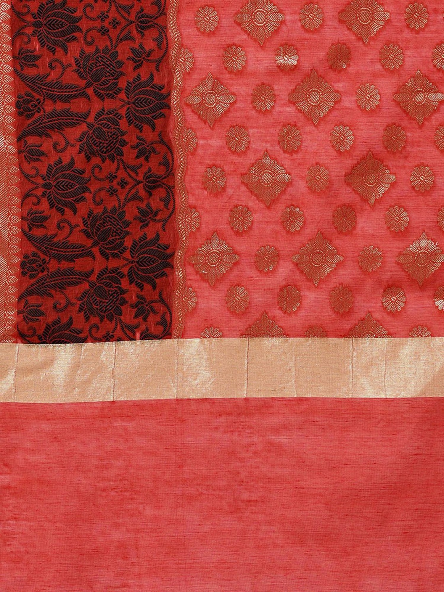 Chhabra 555 Black & Red Zari Work Kurta Palazzo Set With Dupatta