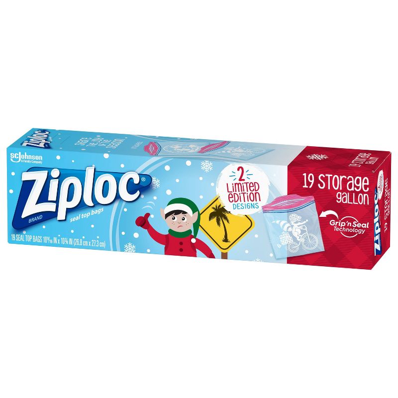 Ziploc Holiday Food Storage Bags - 19ct