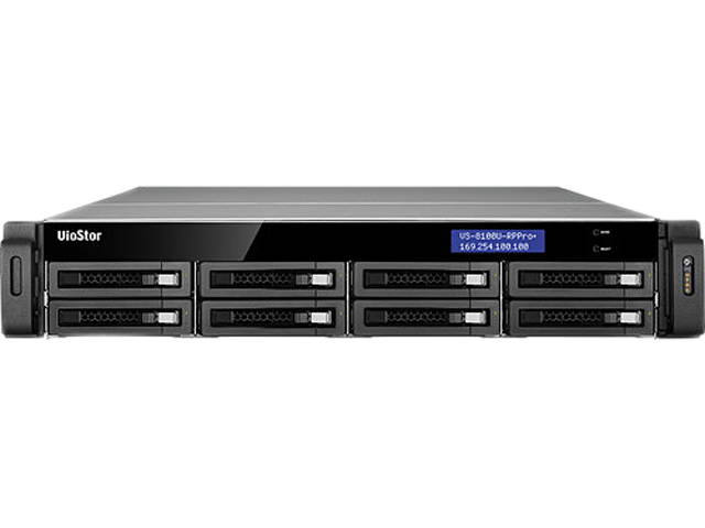 QNAP VS-8140U-RP-PRO+-US 8 Bay 2U 40 Channel Redundant Power NVR