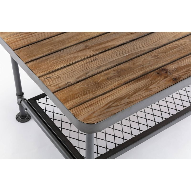 Newport Coffee Table Gray/Natural - Boraam
