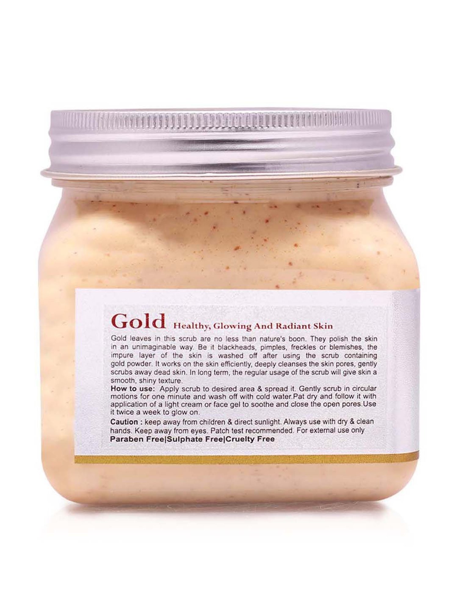 Gold Scrub for Healthy, glowing & Radiant Skin - 380 ml
