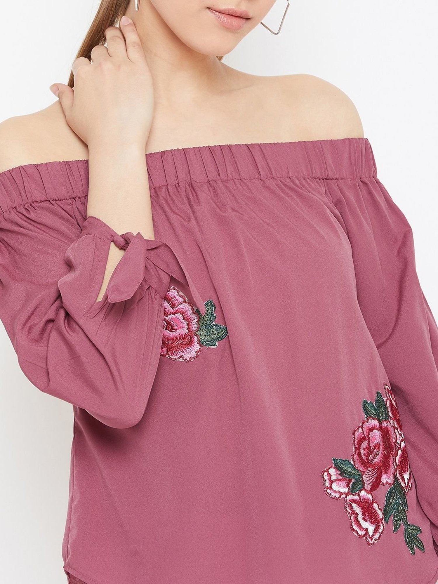 PURYS Pink Relaxed Fit Top