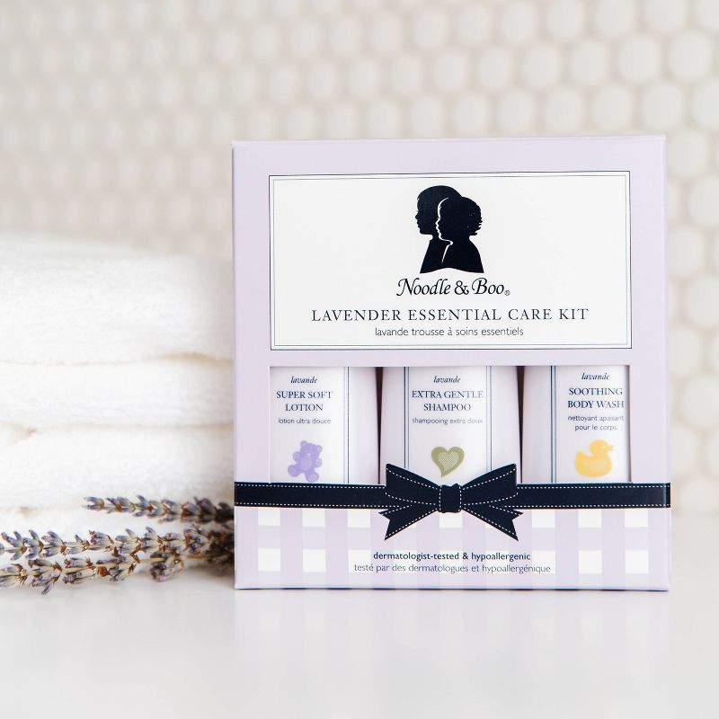 Noodle & Boo Lavender Essential Gift Set - 3ct/6oz Total